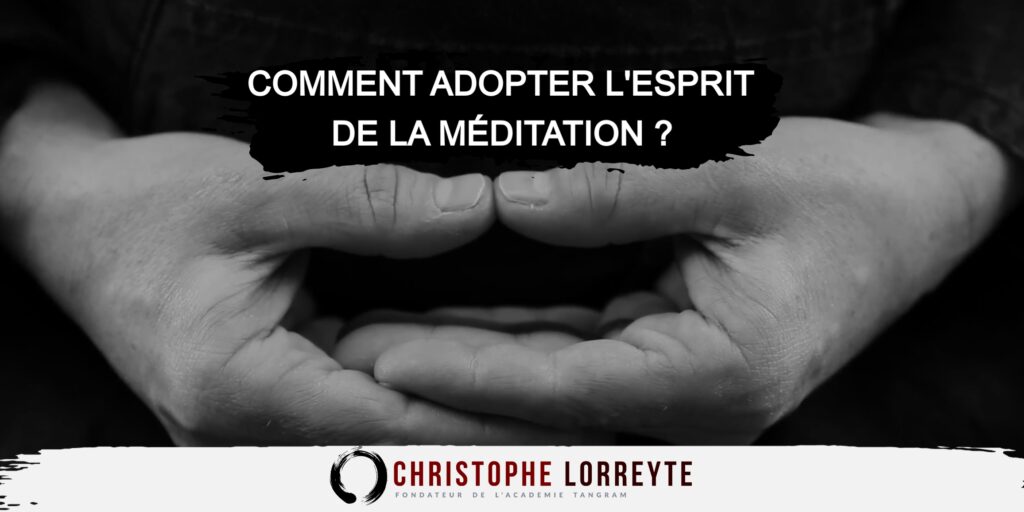 Couverture Comment adopter lesprit de la mditation